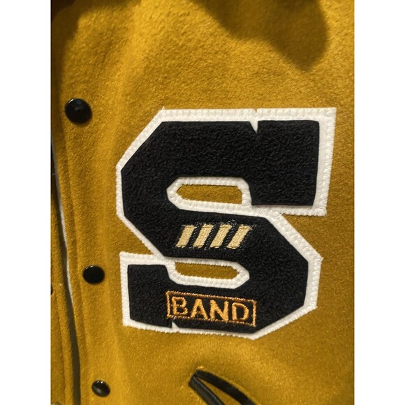 VINTAGE Howe Athletic® Apparel Wool Letterman Varsity “S" Jacket Size 40 - Picture 6 of 9